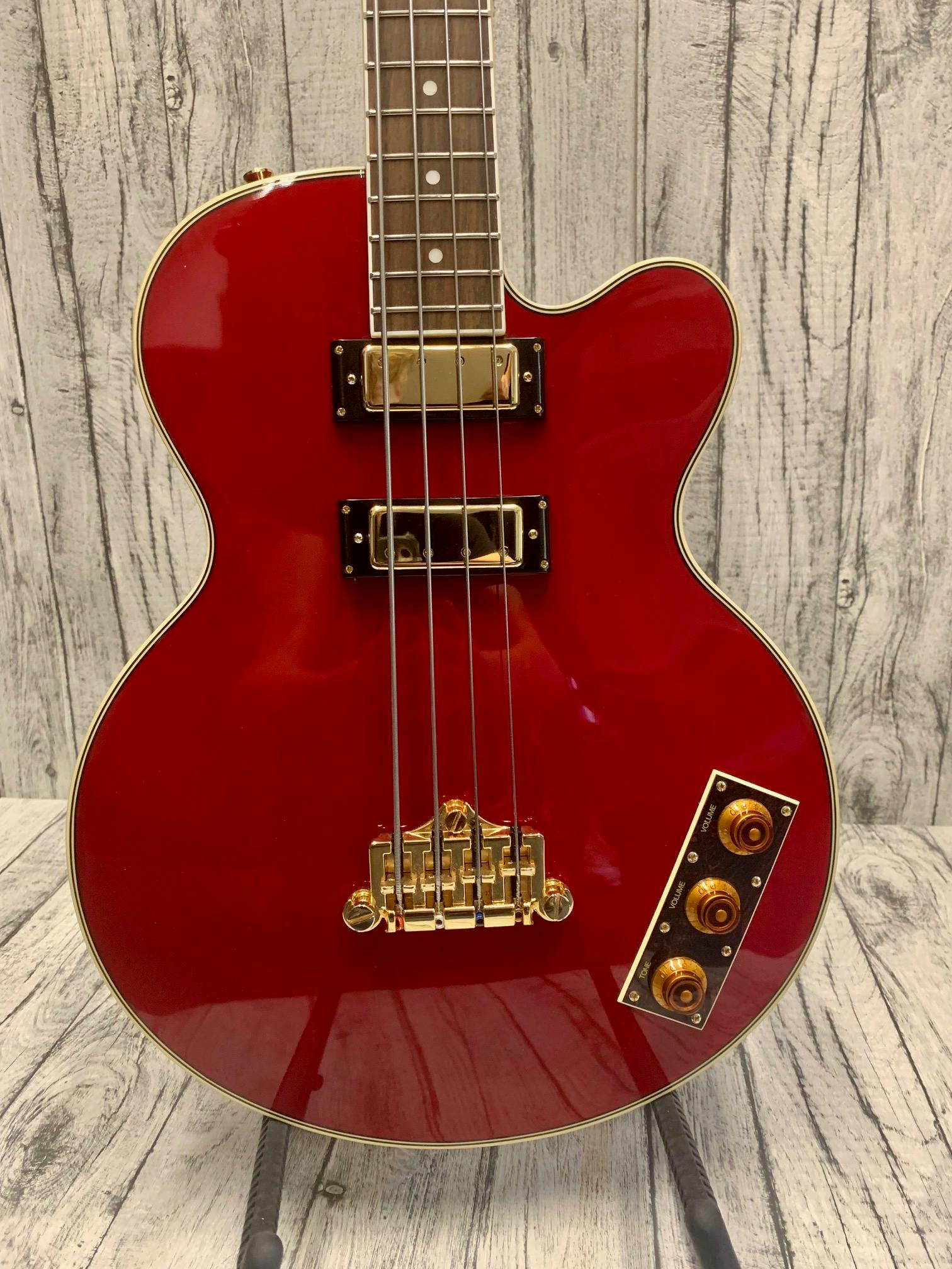 Epiphone Allen Woody Signature Rumblekat Electric Bass with Epiphone Allen Woody Signature Rumblekat Electric Bass with